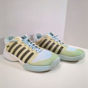 K-Swiss Hyper Court Express Blue Tennis Shoes, Size 6.5